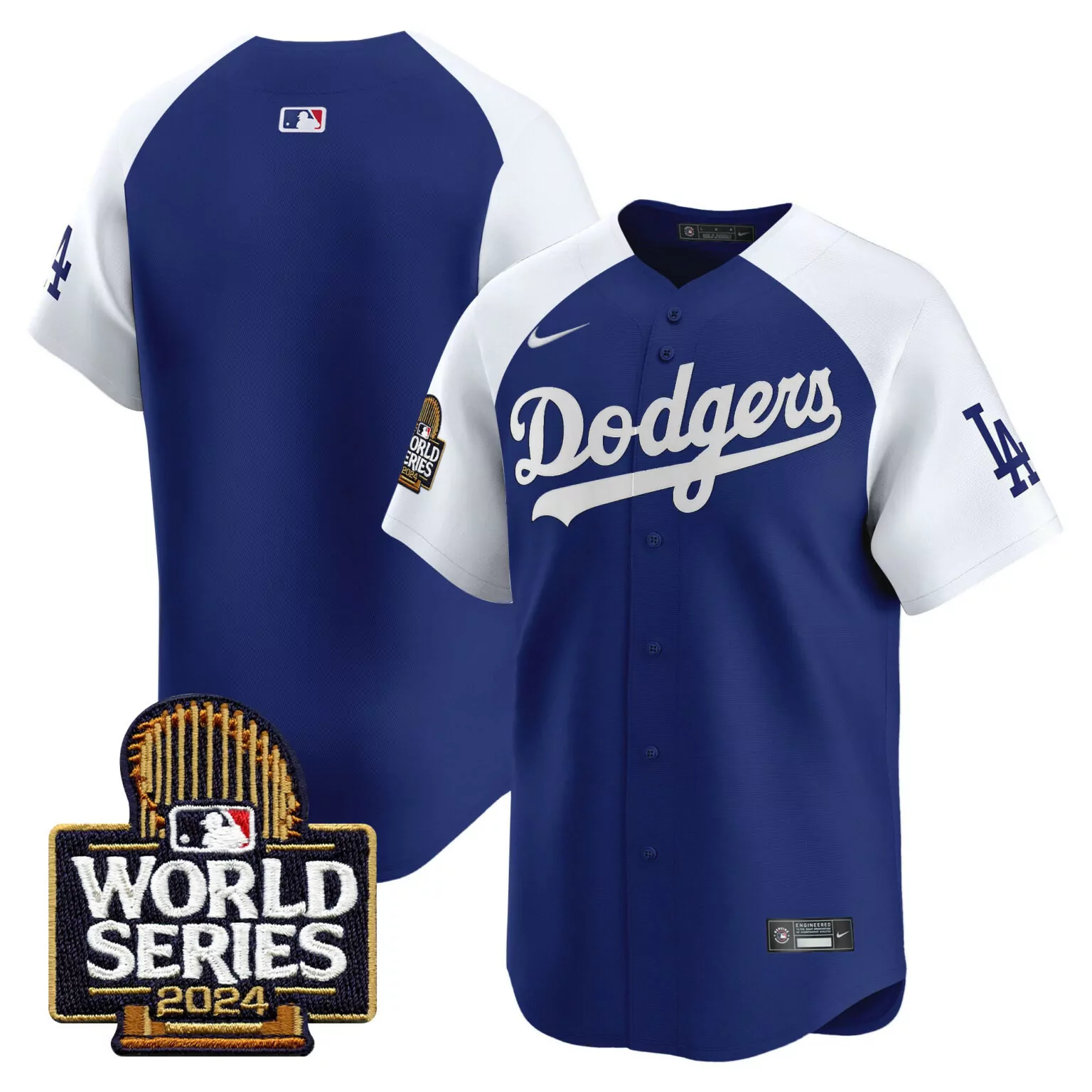 Personalized Alternate royal team los angeles dodgers 2024 world series jersey all stitched 7243