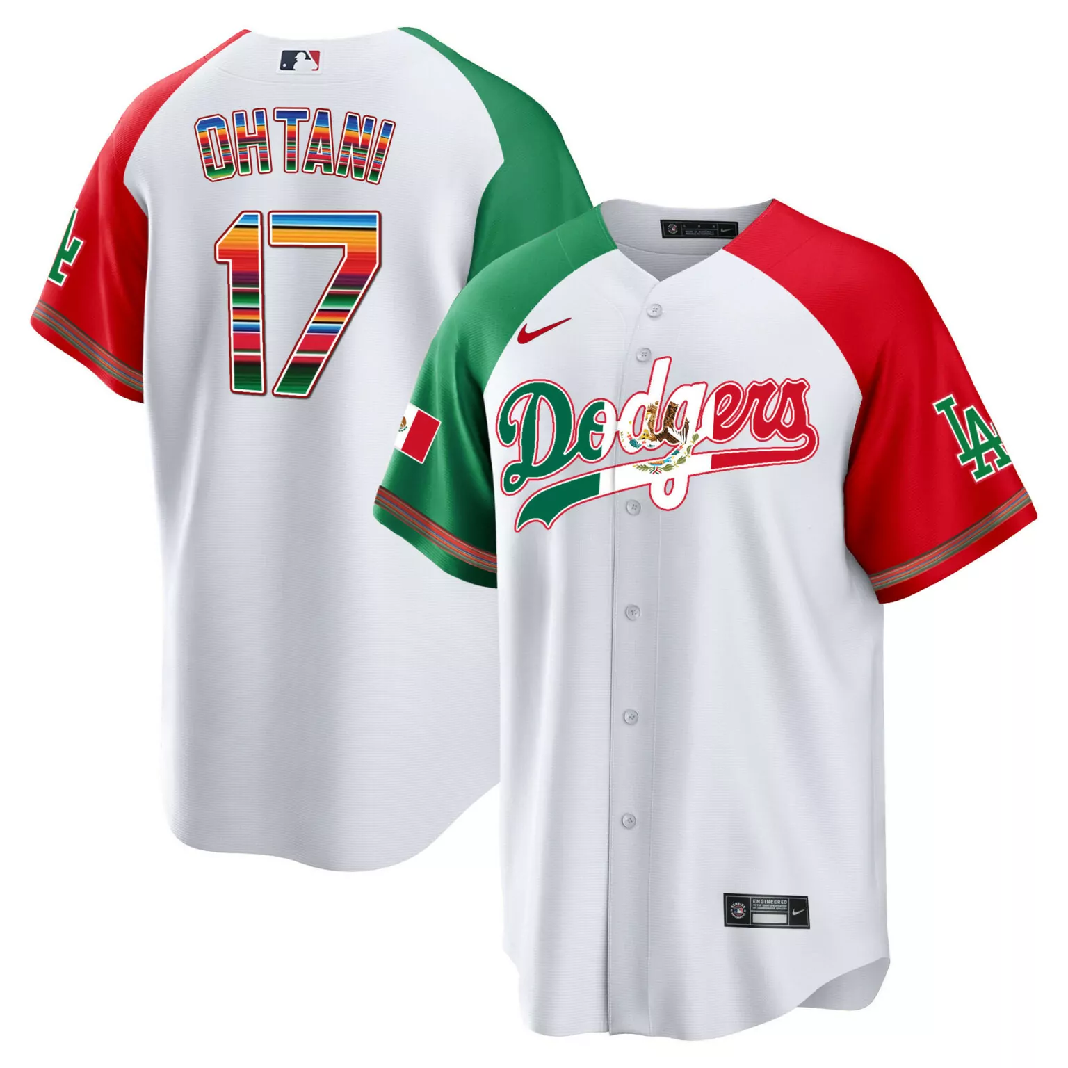 Customizable Alternate shohei ohtani los angeles dodgers mexico jersey v4 all stitched 5038