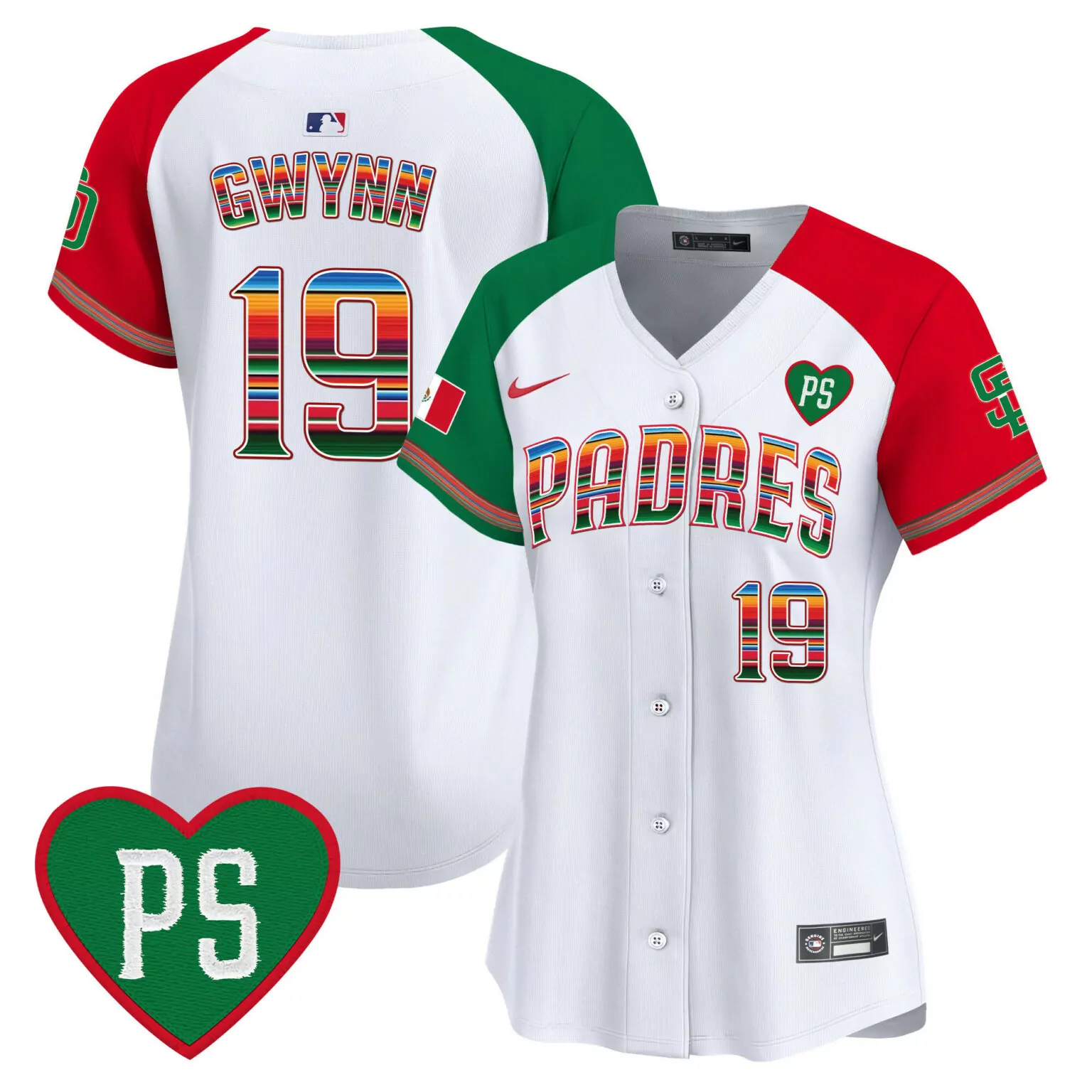 Custom Alternate tony gwynn san diego padres mexico for peter patch jersey all stitched 8161