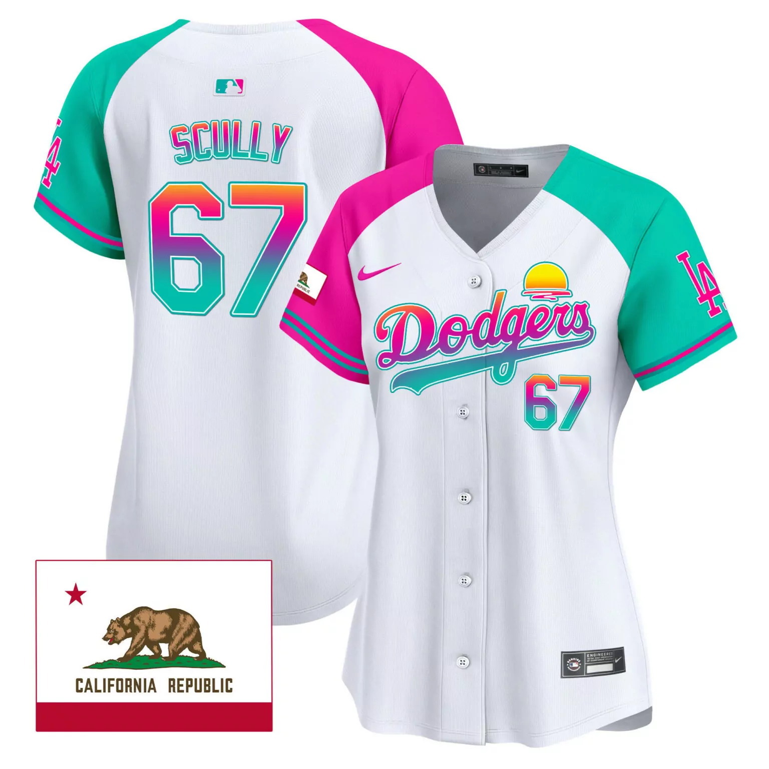 Personalized Alternate vin scully los angeles dodgers 2024 los angeles city style jersey all stitched 5420