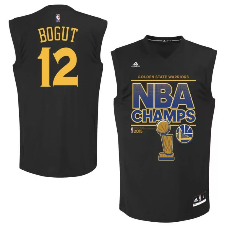 Personalized Andrew bogut golden state warriors 2015 nba finals champions jersey black 6422