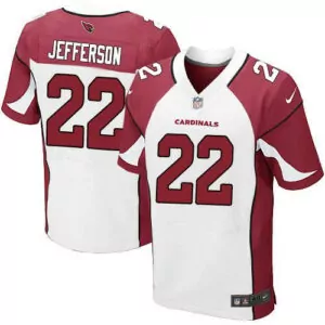 Customizable Arizona cardinals 22 tony jefferson white mens stitched elite jersey 6115