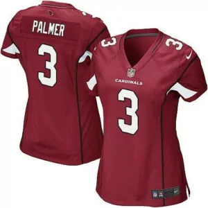 Custom Arizona cardinals 3 carson palmer red team color womens stitched elite jersey 9174