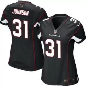 Personalized Arizona cardinals 31 david johnson black alternate womens stitched elite jersey 9935
