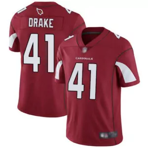 Custom Arizona cardinals 41 kenyan drake red team color mens stitched football vapor untouchable jersey 2436