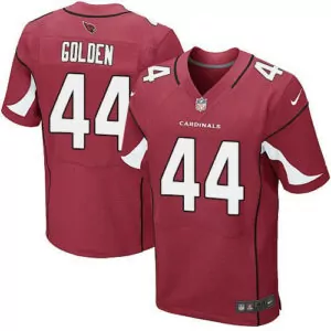 Custom Arizona cardinals 44 markus golden red team color mens stitched elite jersey 4445