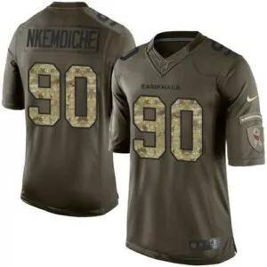Customizable Arizona cardinals 90 robert nkemdiche green mens stitched salute to service jersey 6669