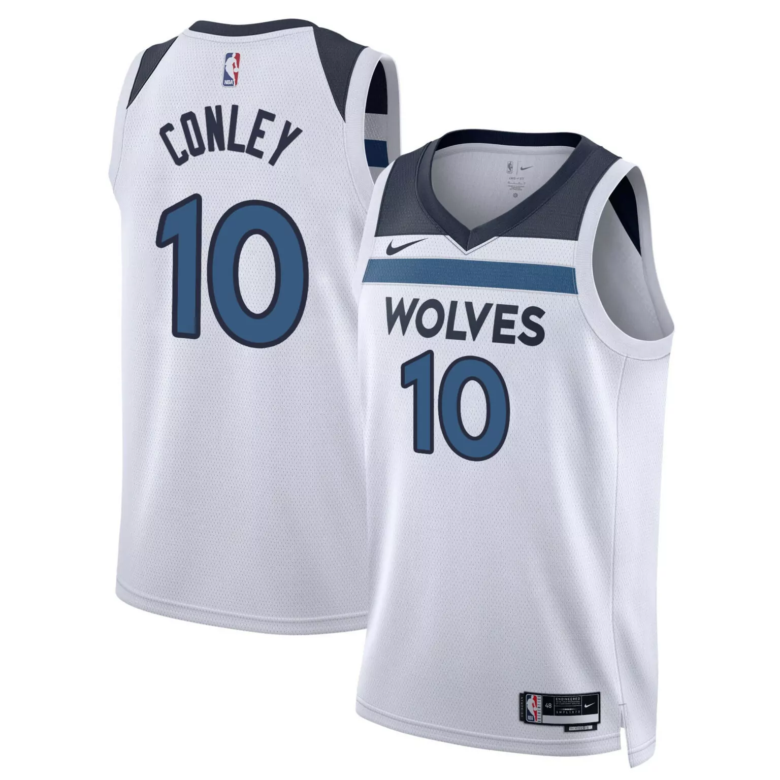 Custom Association mike conley minnesota timberwolves swingman jersey all stitched 1290