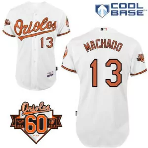 Customizable Baltimore orioles 13 manny machado white cool base stitched jersey 2082
