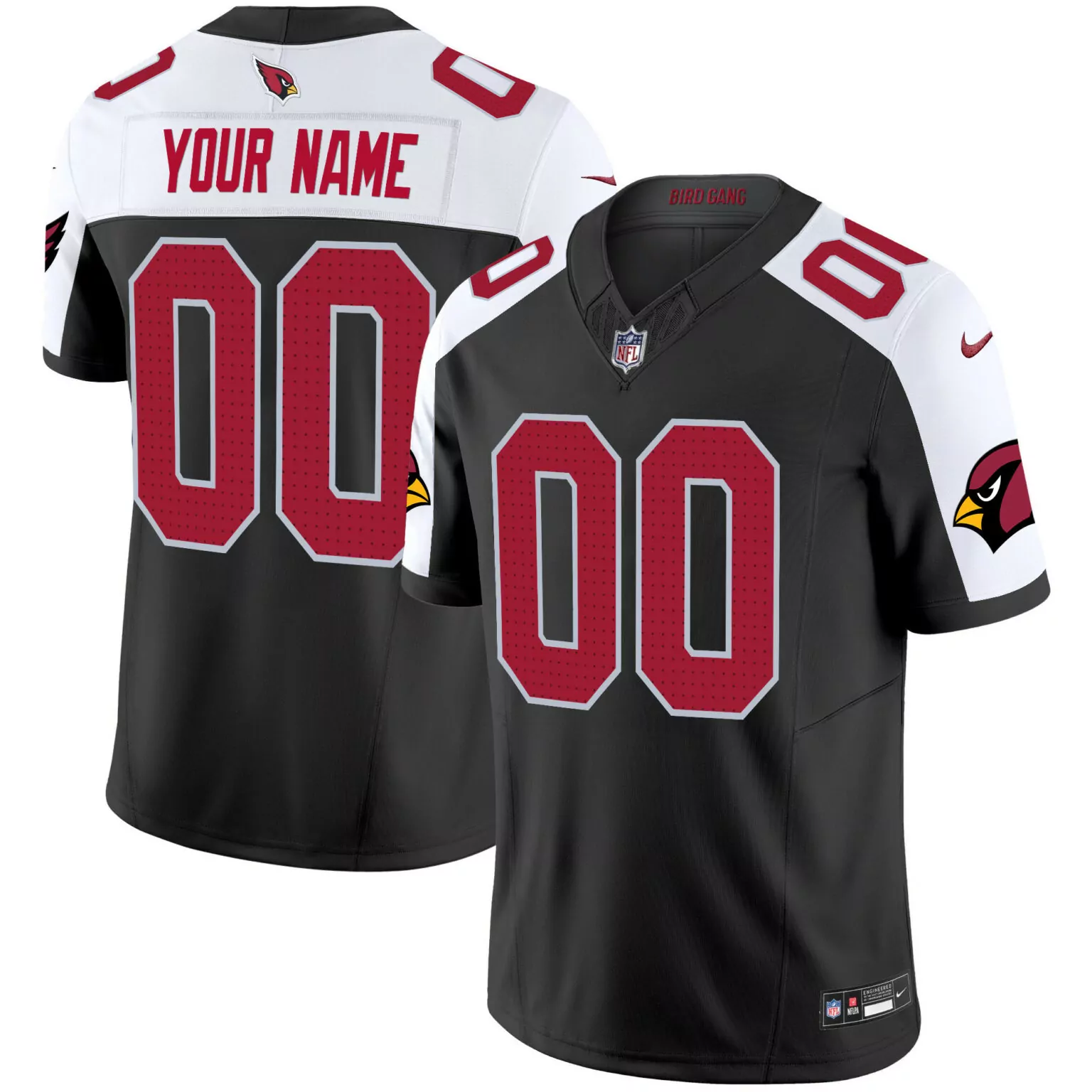 Customizable Black alternate arizona cardinals 2024 vapor custom jersey all stitched 8256