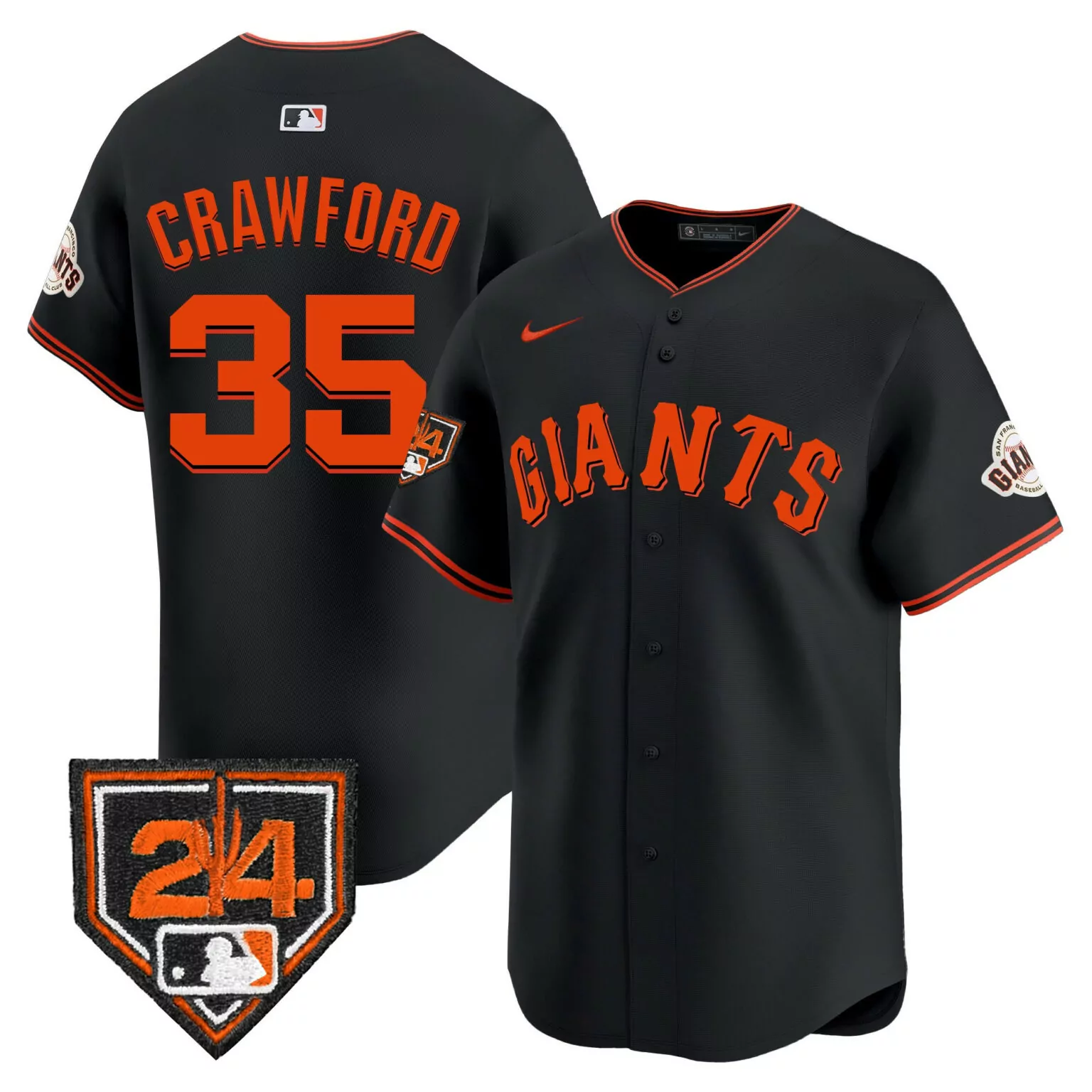 Personalized San francisco giants 35 brandon crawford brown 2016 allstar game cool base batting practice player jersey 3282