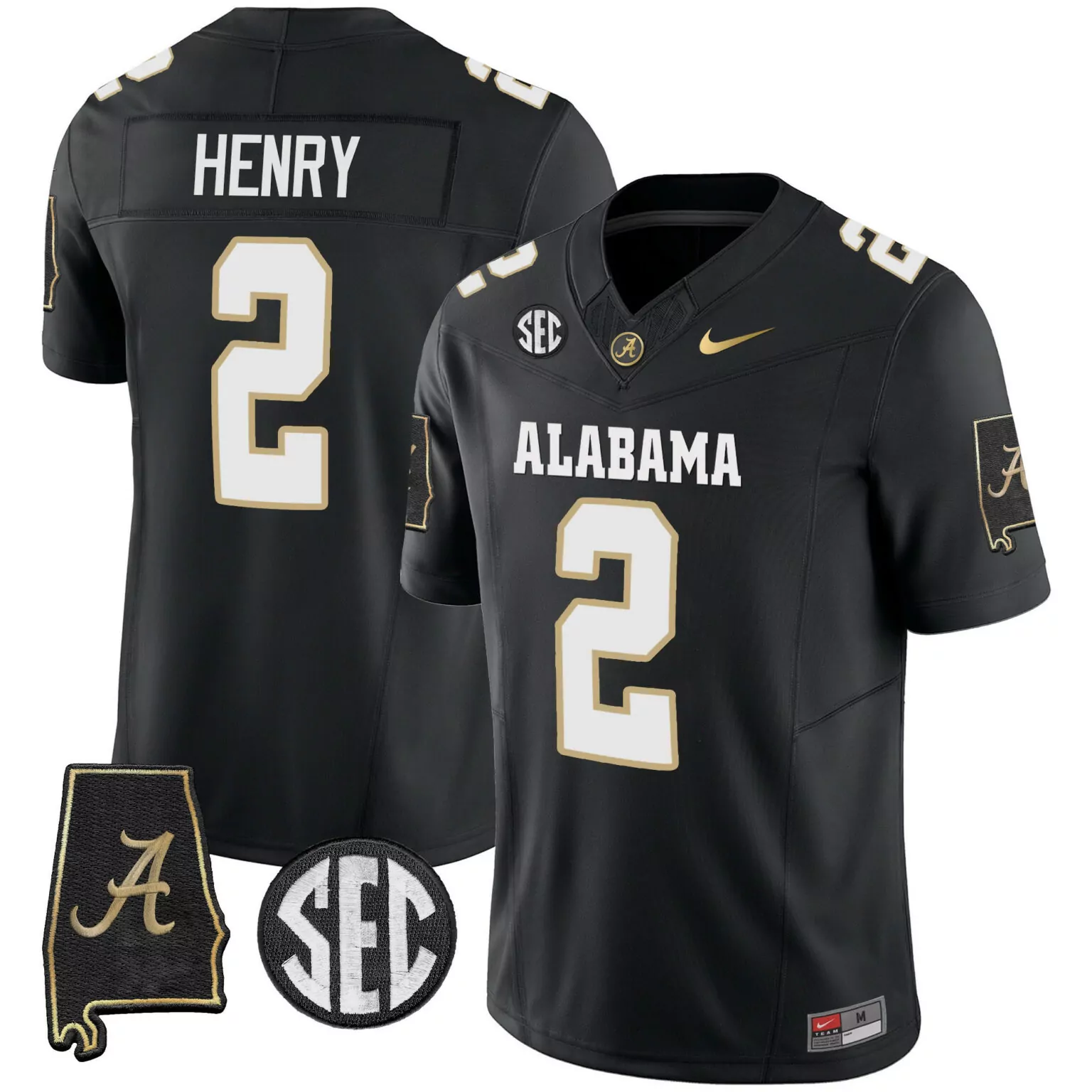Personalized Black derrick henry alabama crimson tide jersey v2 alabama map all stitched 4479