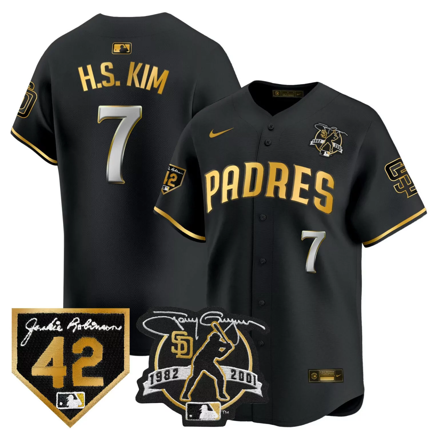 Customizable Alternate tony gwynn san diego padres 2024 san diego city style jersey v2 all stitched 1113