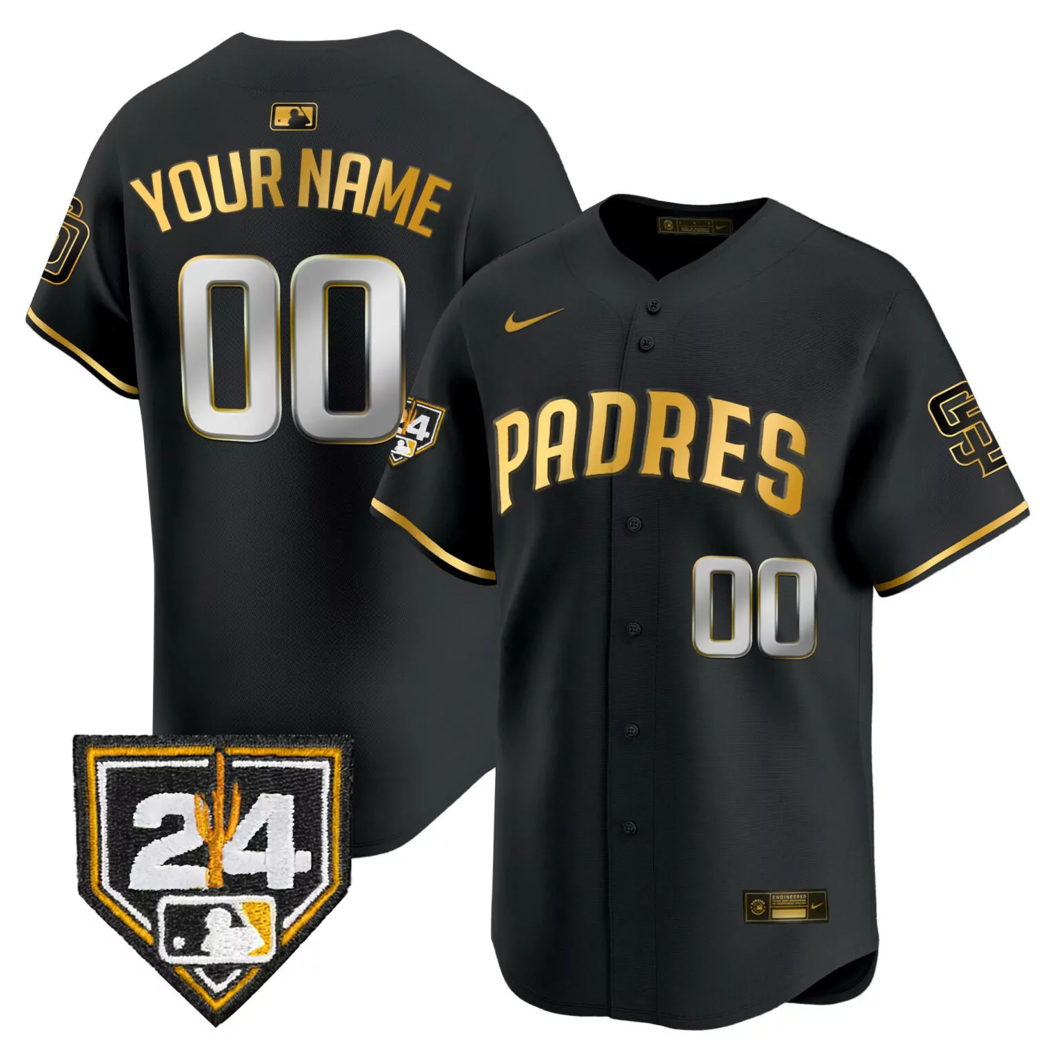 Custom Aqua san diego padres 2024 san diego city style vapor custom jersey all stitched 1066