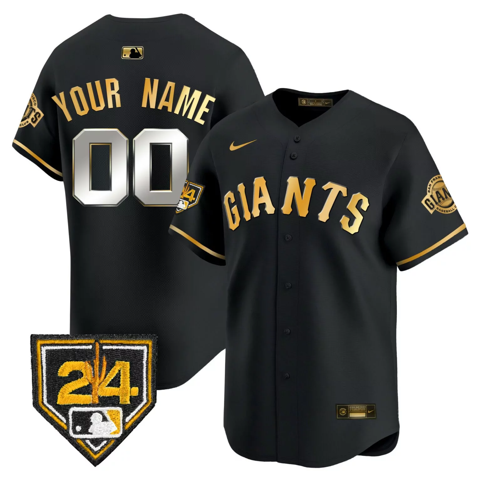 Customizable Men s san francisco giants white home cooperstown collection team jersey 1