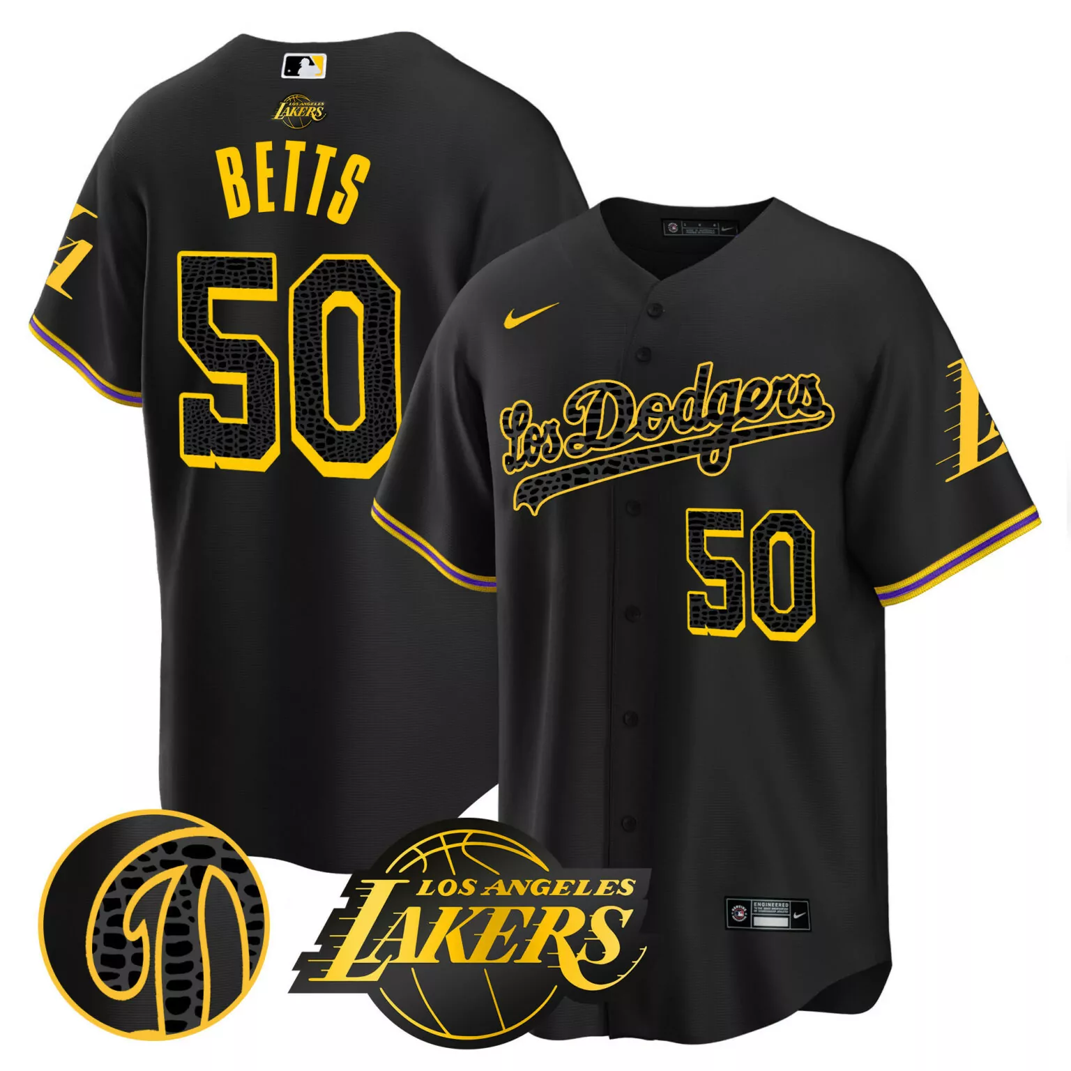 Personalized Black mookie betts los los angeles dodgers mamba jersey all stitched 6836