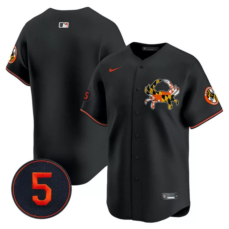 Custom Black team baltimore orioles robinson patch jersey v3 all stitched 1962
