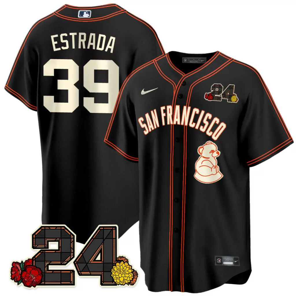 Personalized Black team san francisco giants 2024 willie mays patch jersey v4 all stitched 6956