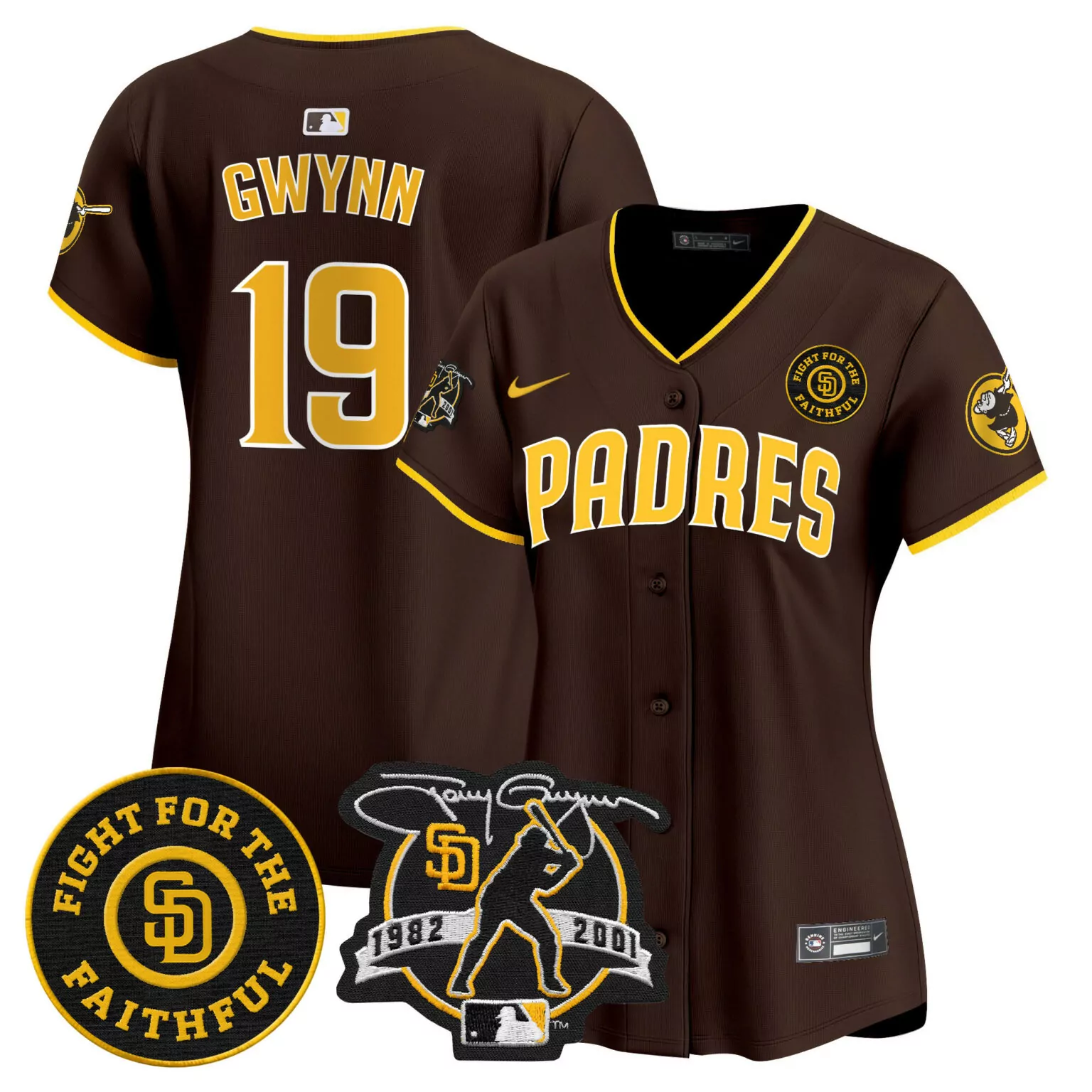 Customizable Brown tony gwynn san diego padres for peter petco park 20th patch usmc jersey v2 all stitched 7181