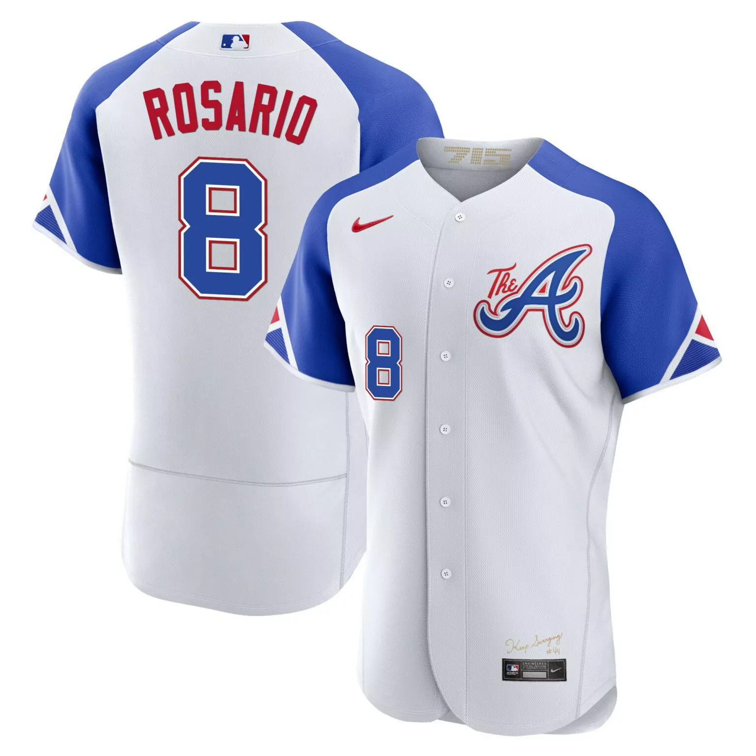 Custom City connect eddie rosario atlanta braves champions city connect gold jersey all stitched 4137
