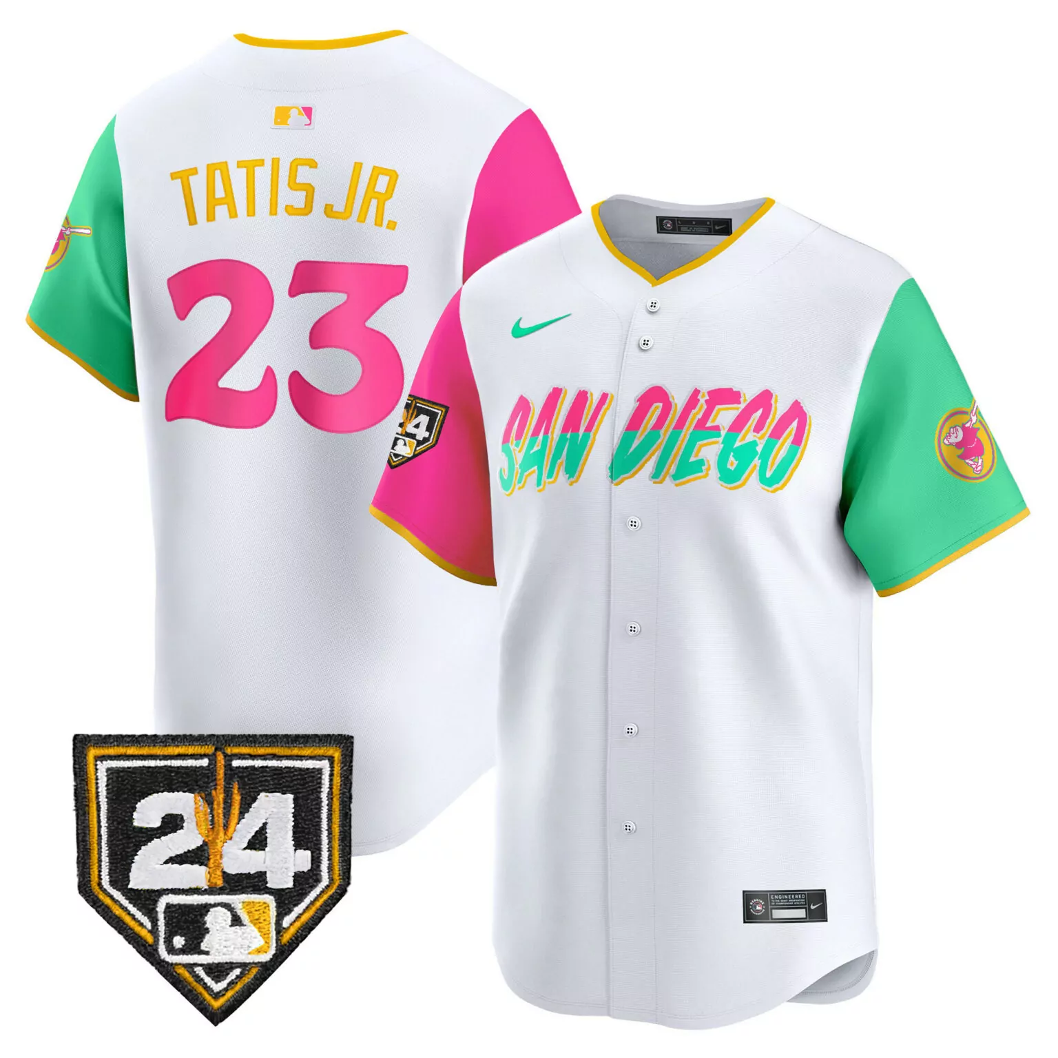 Personalized City connect fernando tatis jr san diego padres 2024 for peter robinson patch jersey all stitched 7986