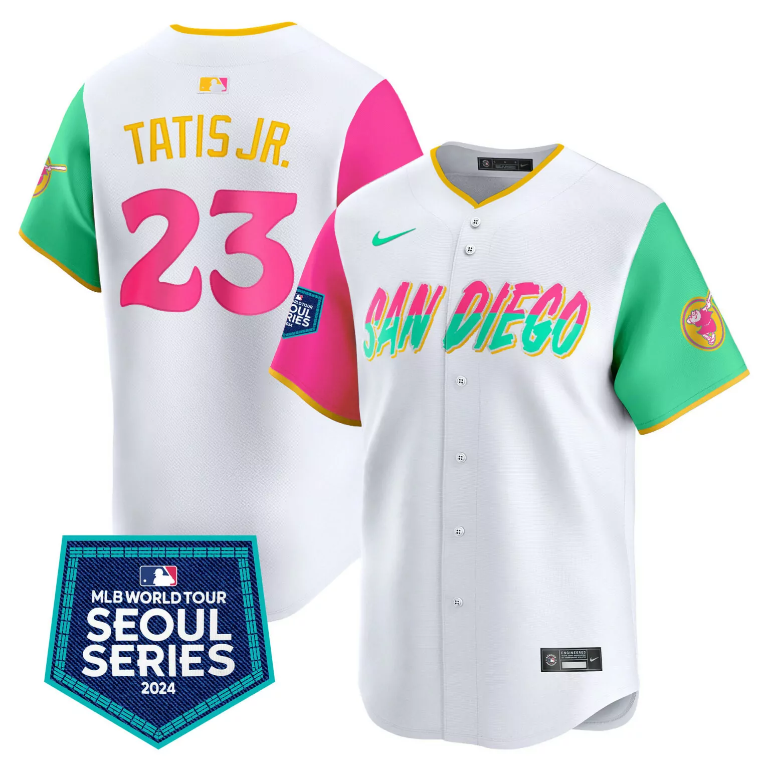 Personalized City connect fernando tatis jr san diego padres 2024 for peter robinson patch jersey all stitched 7986