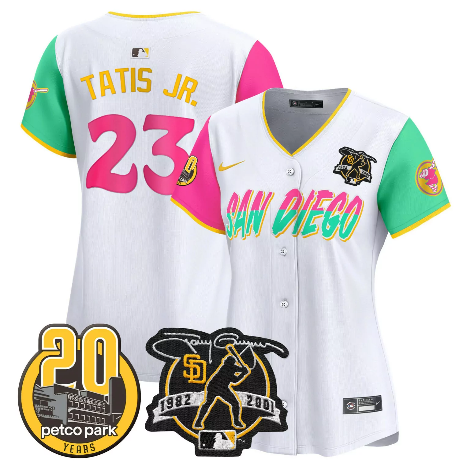 Customizable City connect fernando tatis jr san diego padres for peter petco park 20th patch jersey all stitched 7666