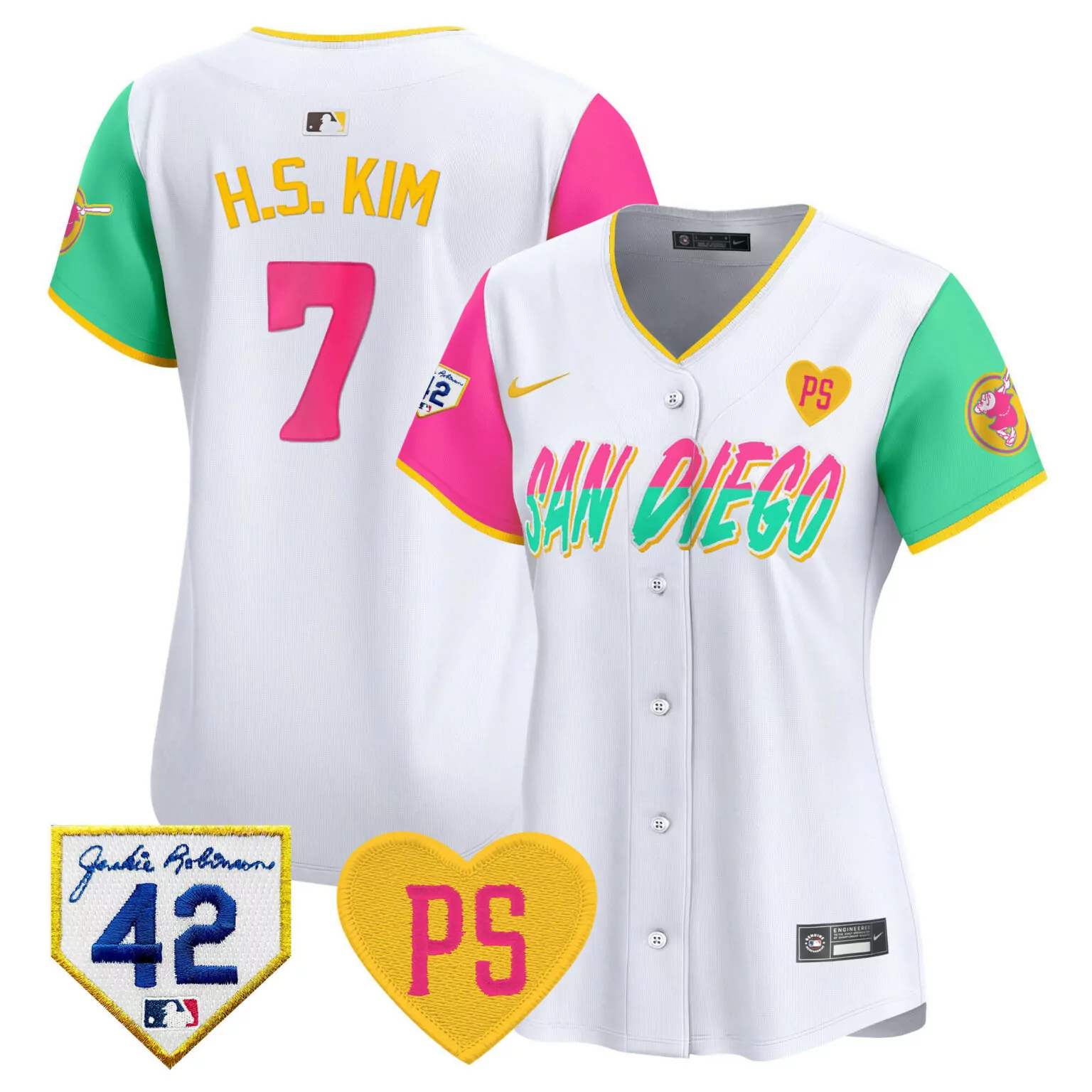 Personalized City connect ha seong kim san diego padres 2024 for peter robinson patch jersey all stitched 7524