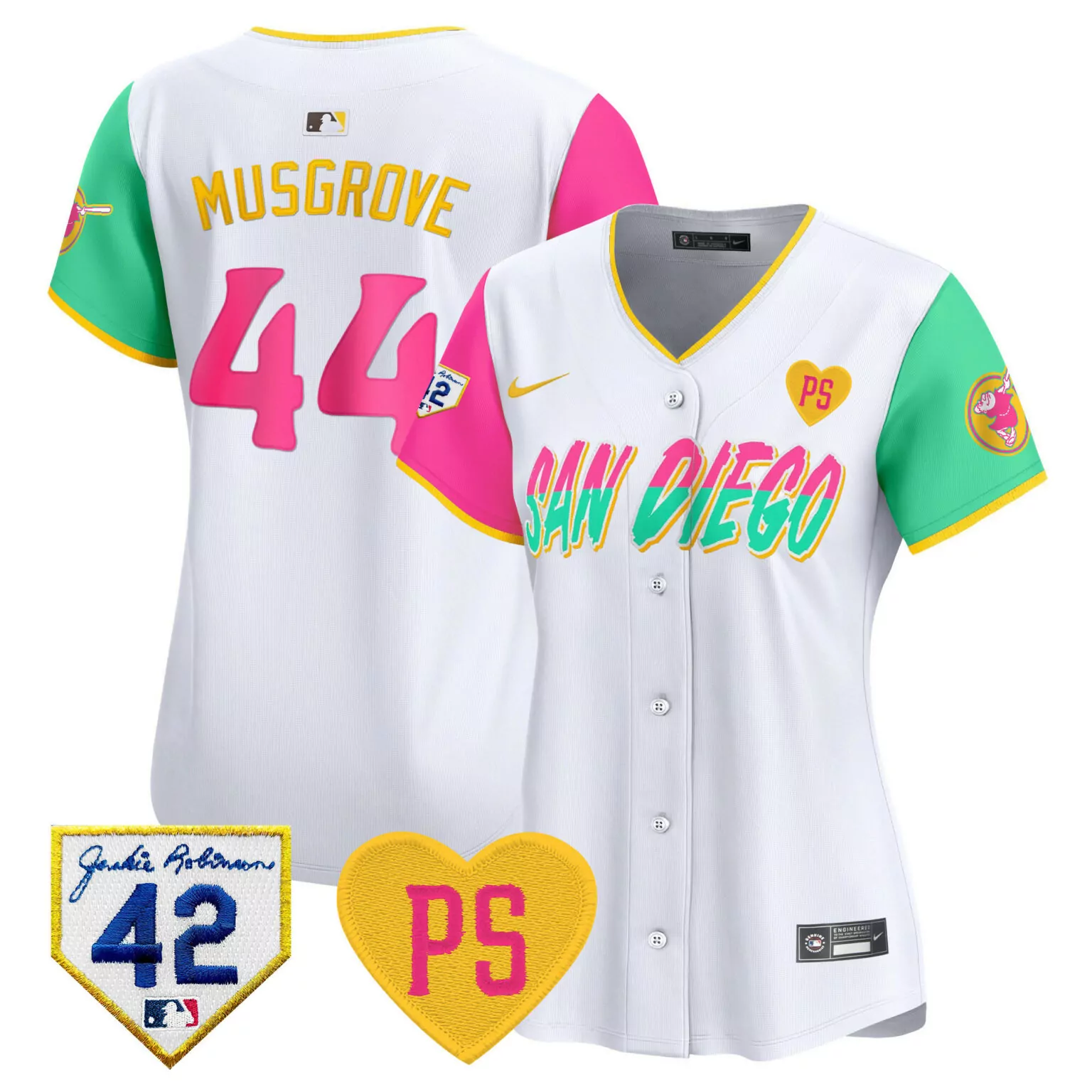 Customizable City connect joe musgrove san diego padres 2024 for peter robinson patch jersey all stitched 9202