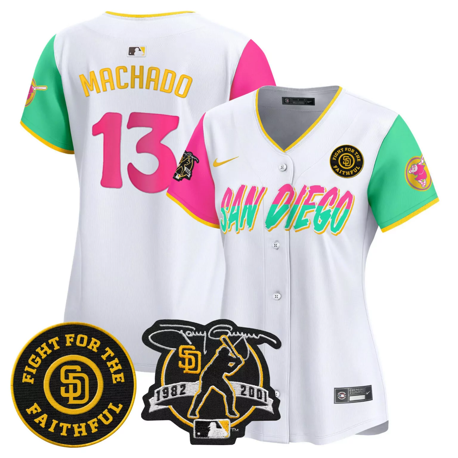 Personalized City connect manny machado san diego padres for peter petco park 20th patch jersey all stitched 3275