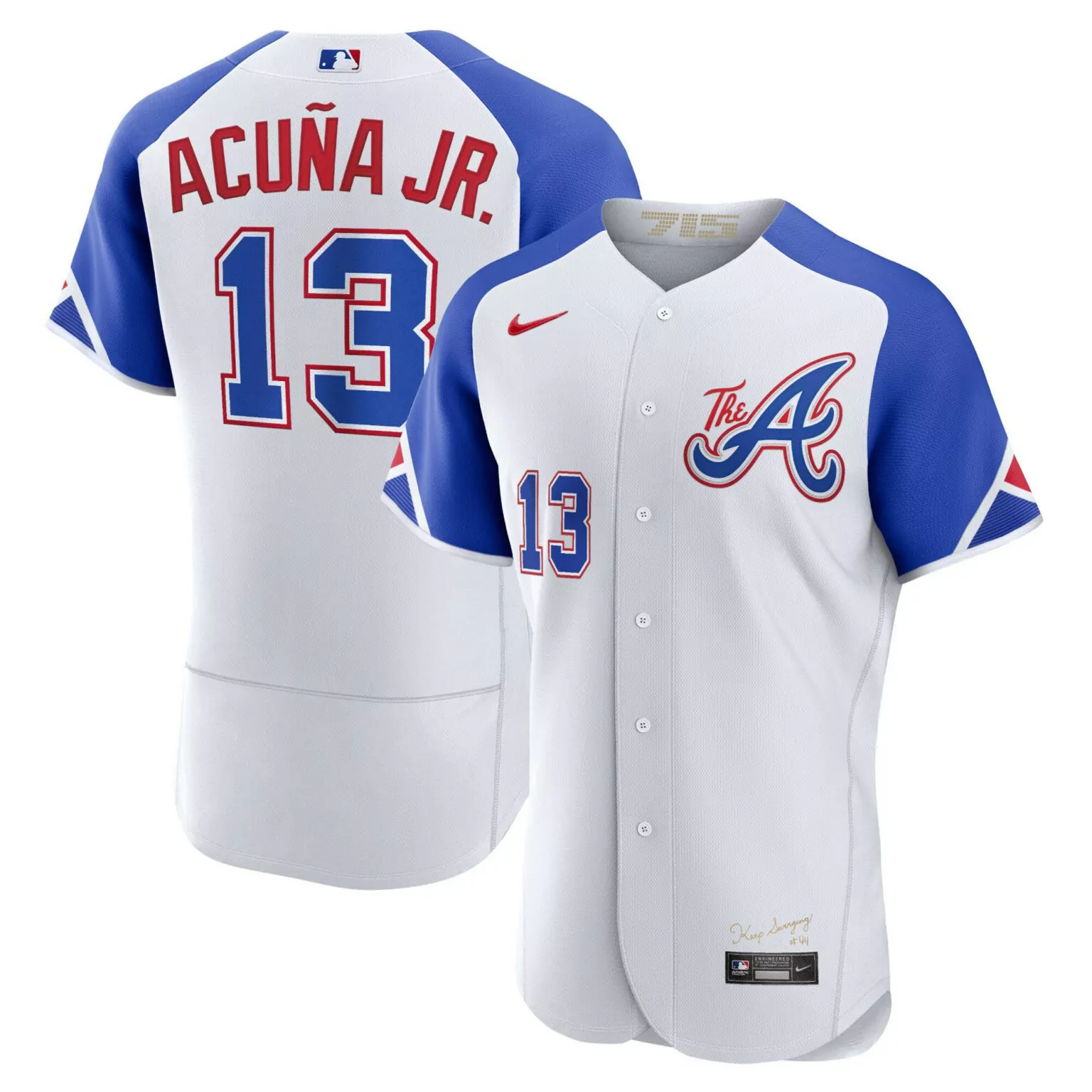 Personalized City connect ronald acuna jr atlanta braves champions city connect gold jersey all stitched 2985