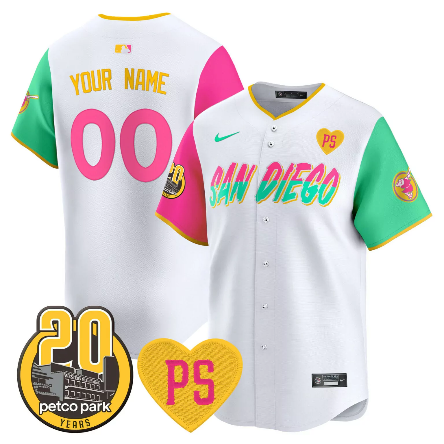 Personalized Brown team san diego padres 2024 spring training patch jersey all stitched 3131