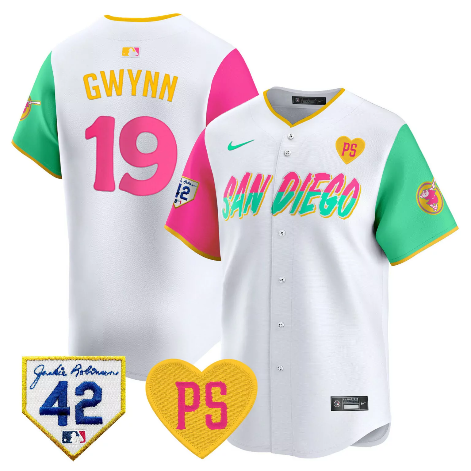 Customizable City connect team san diego padres 2024 tony gwynn robinson patch jersey all stitched 8939