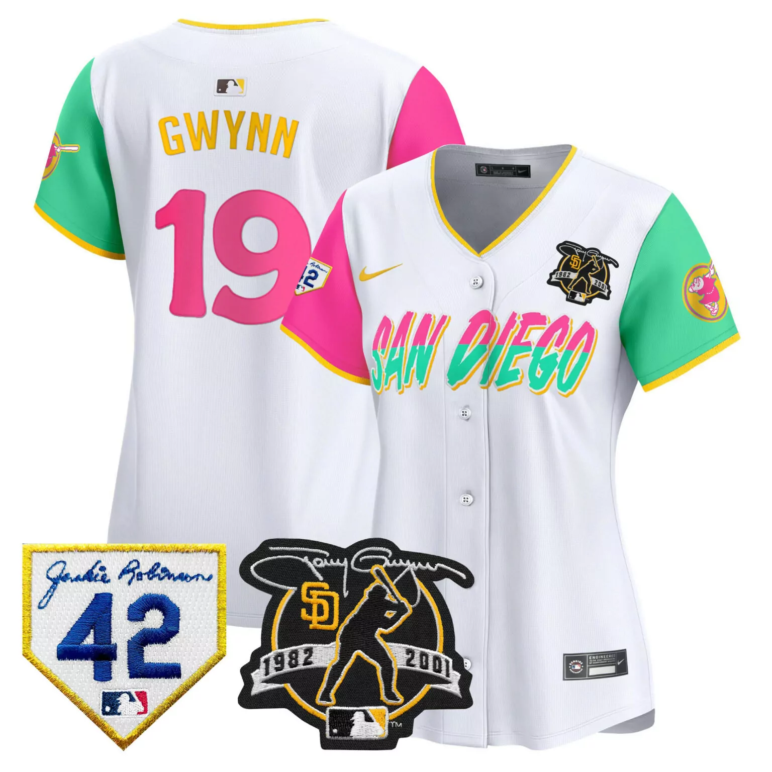 Customizable City connect team san diego padres 2024 tony gwynn robinson patch jersey all stitched 8939