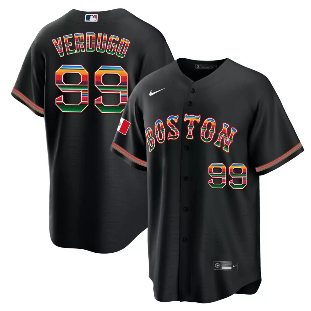 Customizable Cool alex verdugo boston red sox mexico hispanic jersey all stitched 2209