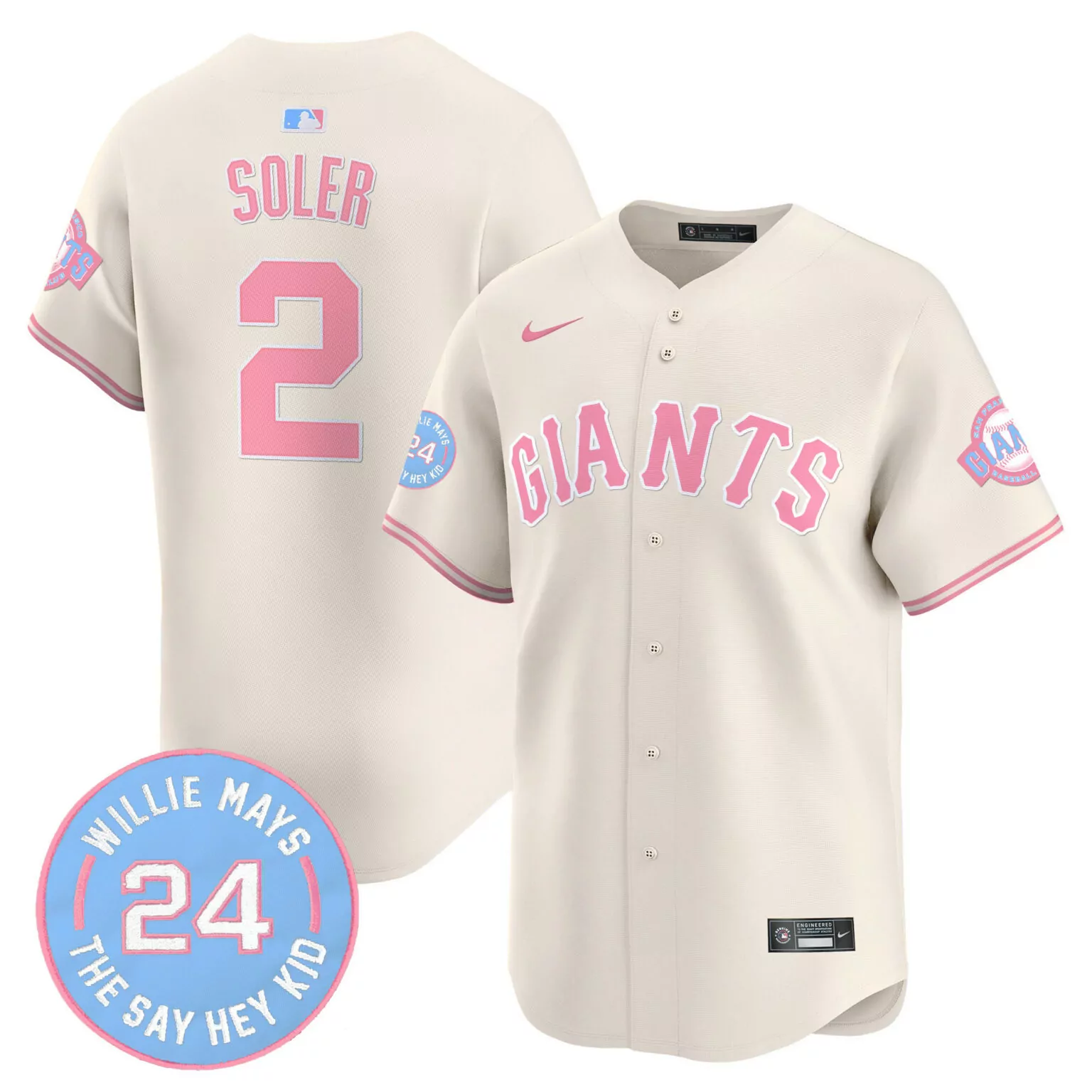 Custom Black jorge soler san francisco giants mexico california patch jersey all stitched 3122