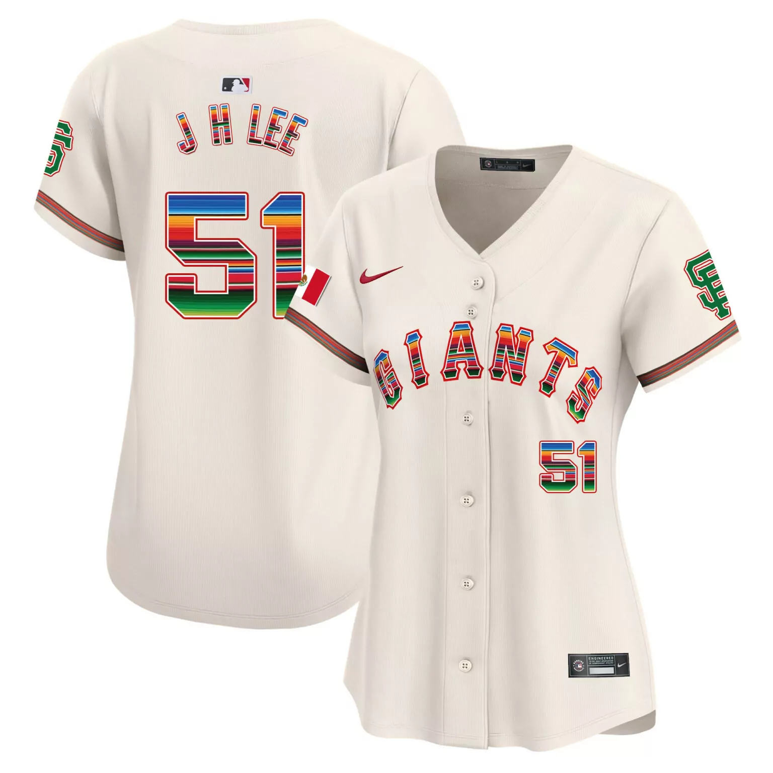 Personalized Black jung hoo lee san francisco giants mexico jersey all stitched 5606