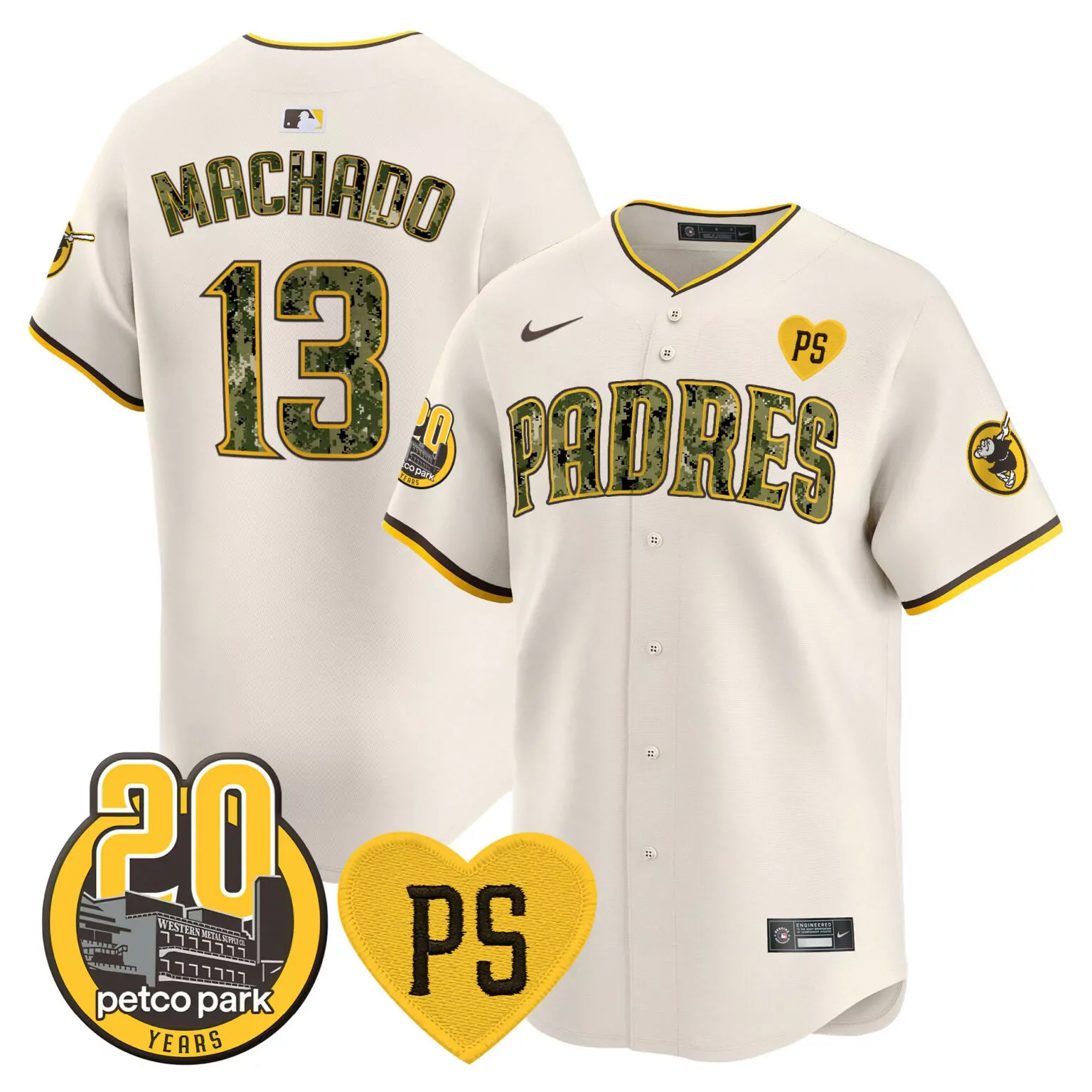 Custom Color sleeves manny machado san diego padres mexico jersey v2 all stitched 8072