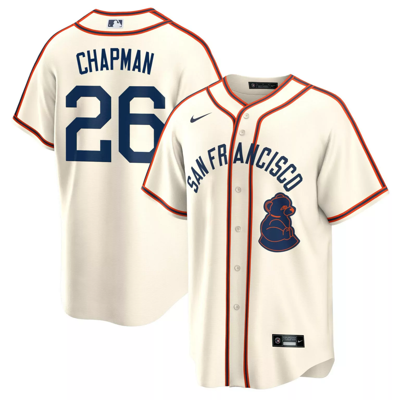 Custom City connect matt chapman san francisco giants 2024 willie mays patch jersey v6 all stitched 6048