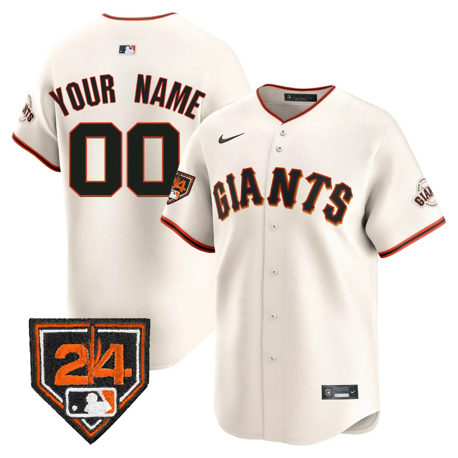 Personalized Black thairo estrada san francisco giants 2024 rickwood classic jersey all stitched 9302