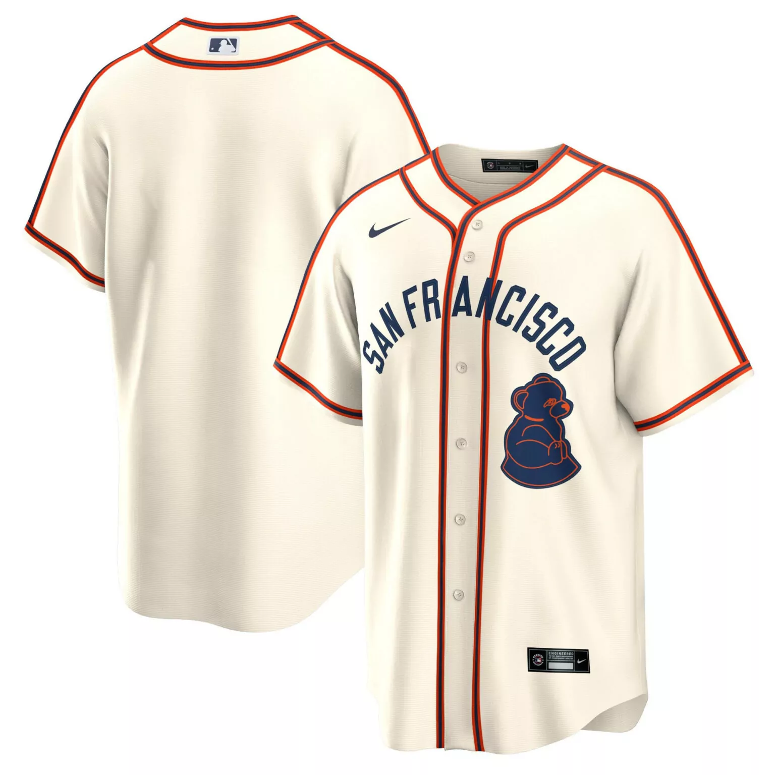 Custom Cream team san francisco giants 2024 rickwood classic jersey all stitched 7873