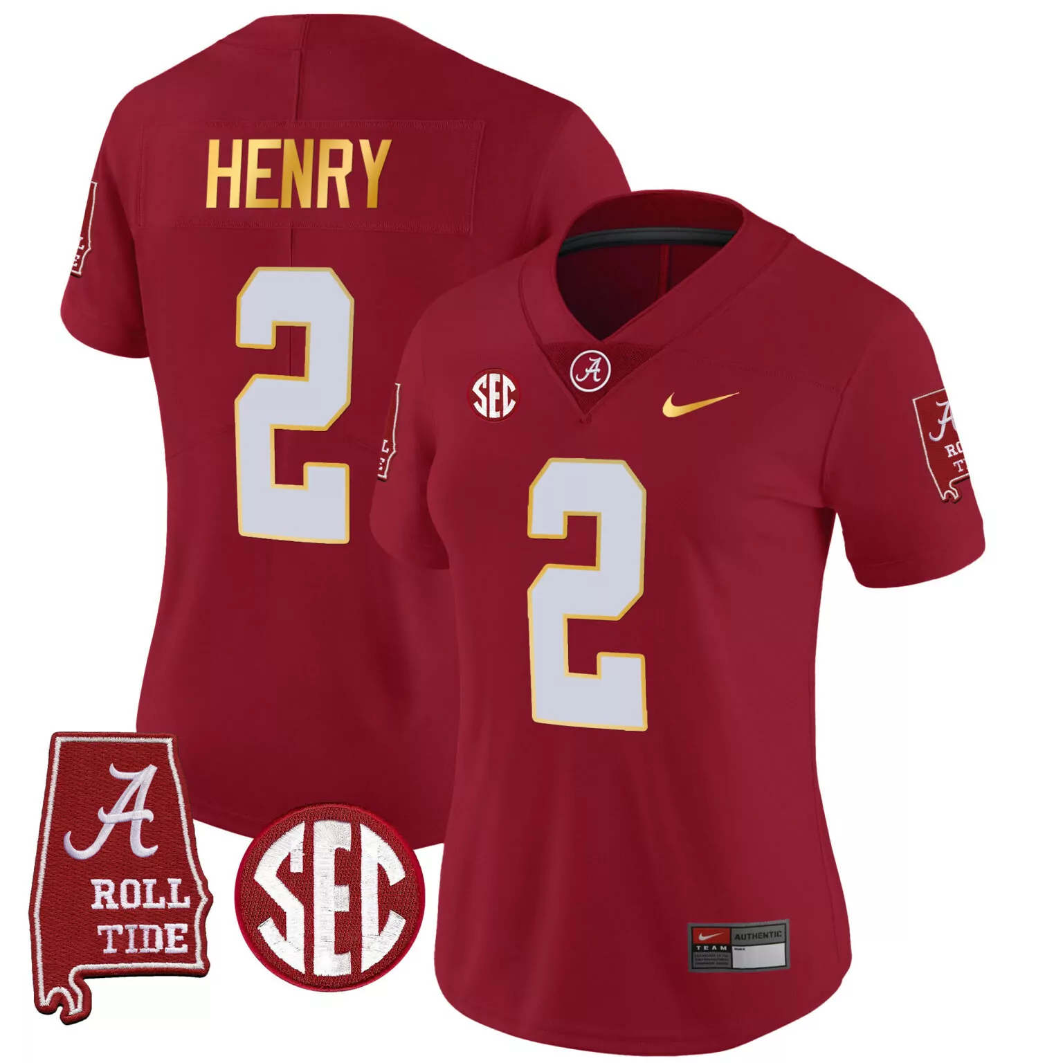 Customizable Crimson derrick henry alabama crimson tide gold trim jersey alabama map all stitched 2933