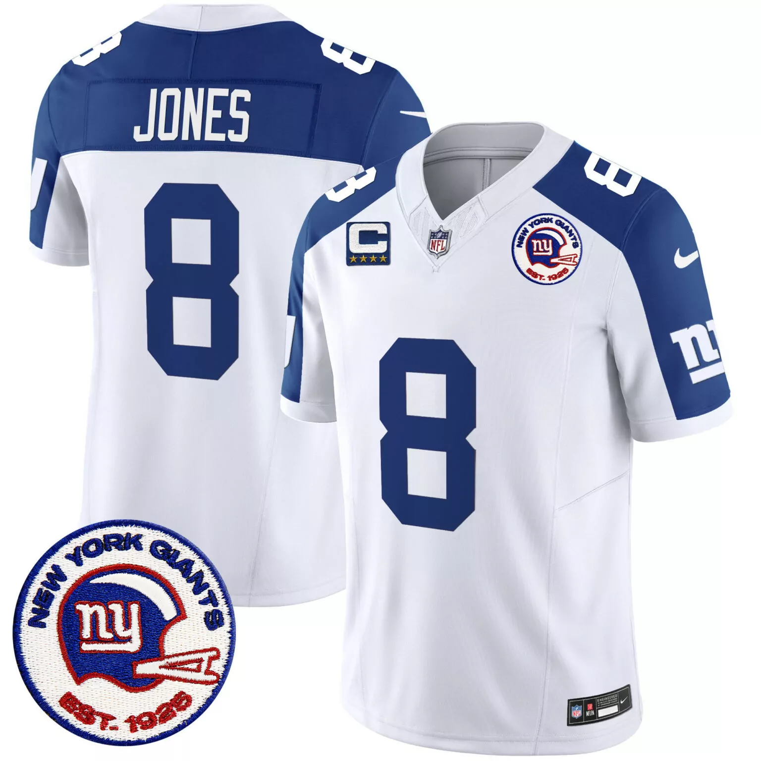 Personalized Daniel jones san francisco giants 1925 ptach inverted jersey all stitched 8320