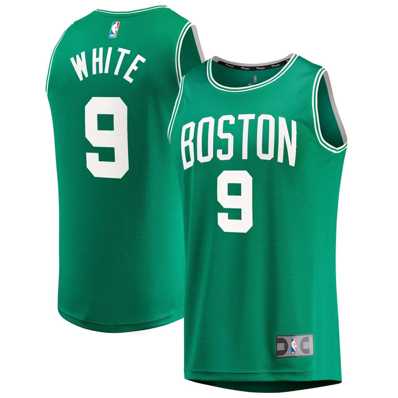Customizable Derrick white boston celtics 202122 fast break jersey icon edition kelly green nba 9765