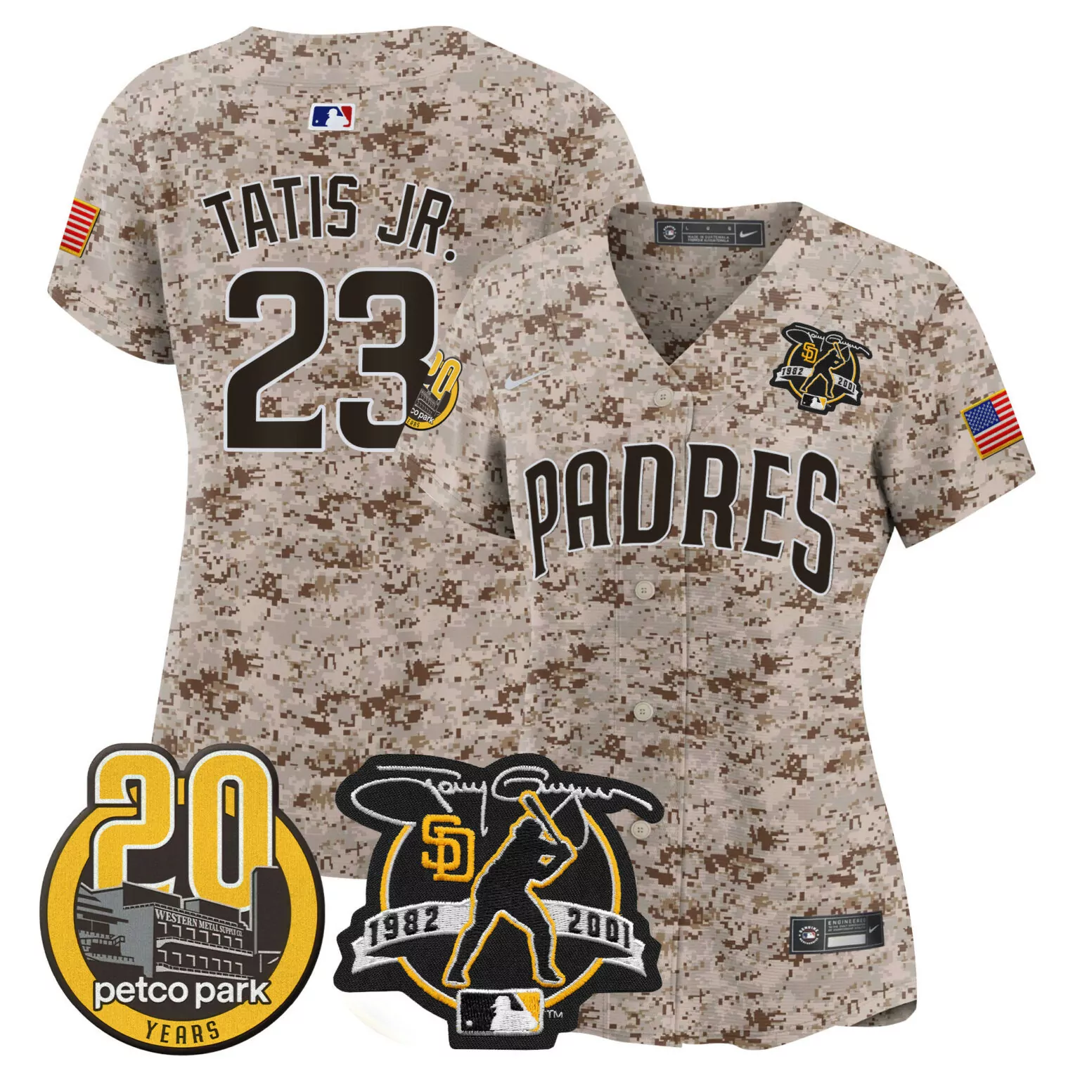 Customizable Desert fernando tatis jr san diego padres for peter petco park 20th patch usmc jersey all stitched 2696