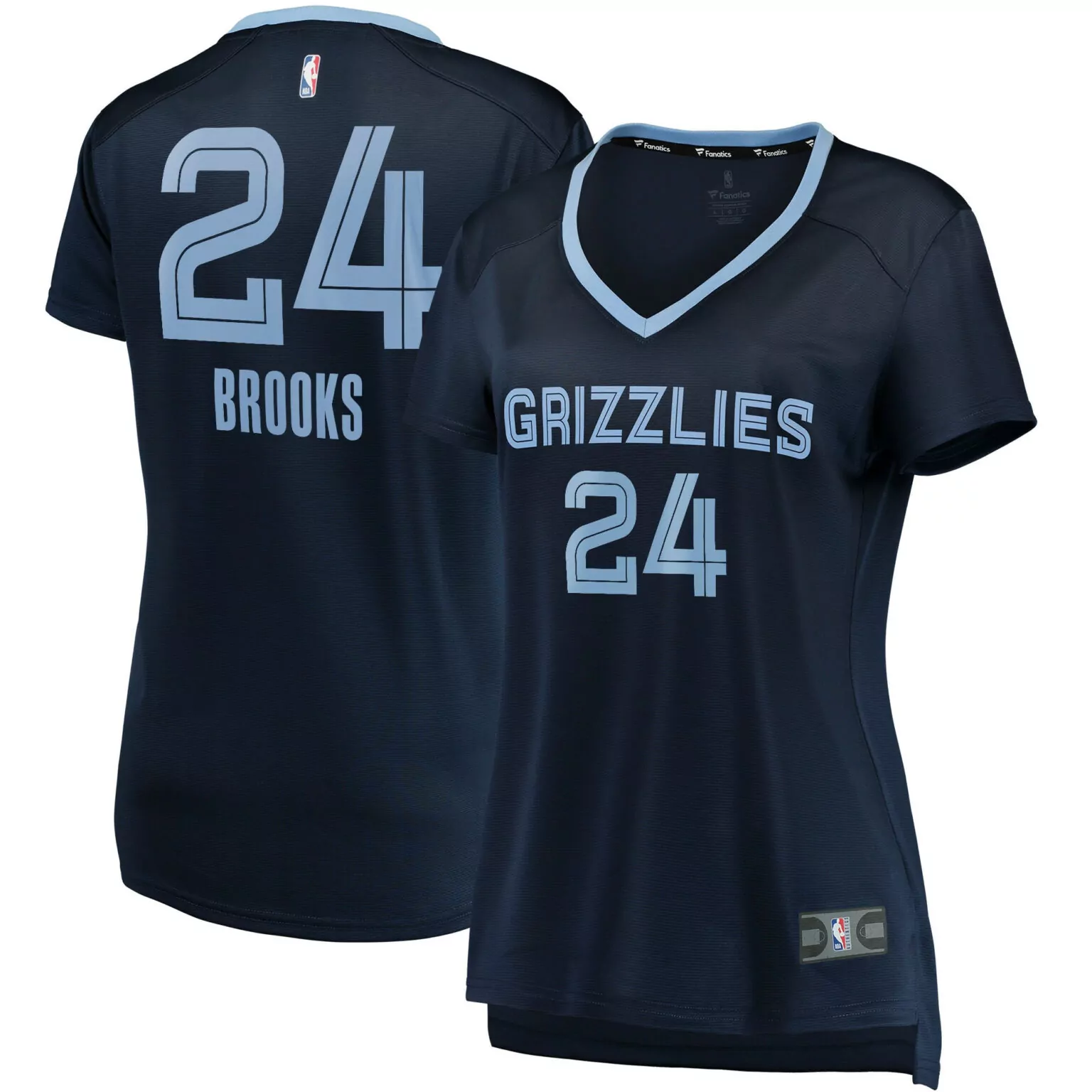Custom Dillon brooks memphis grizzlies fast break player jersey icon edition navy nba 7078