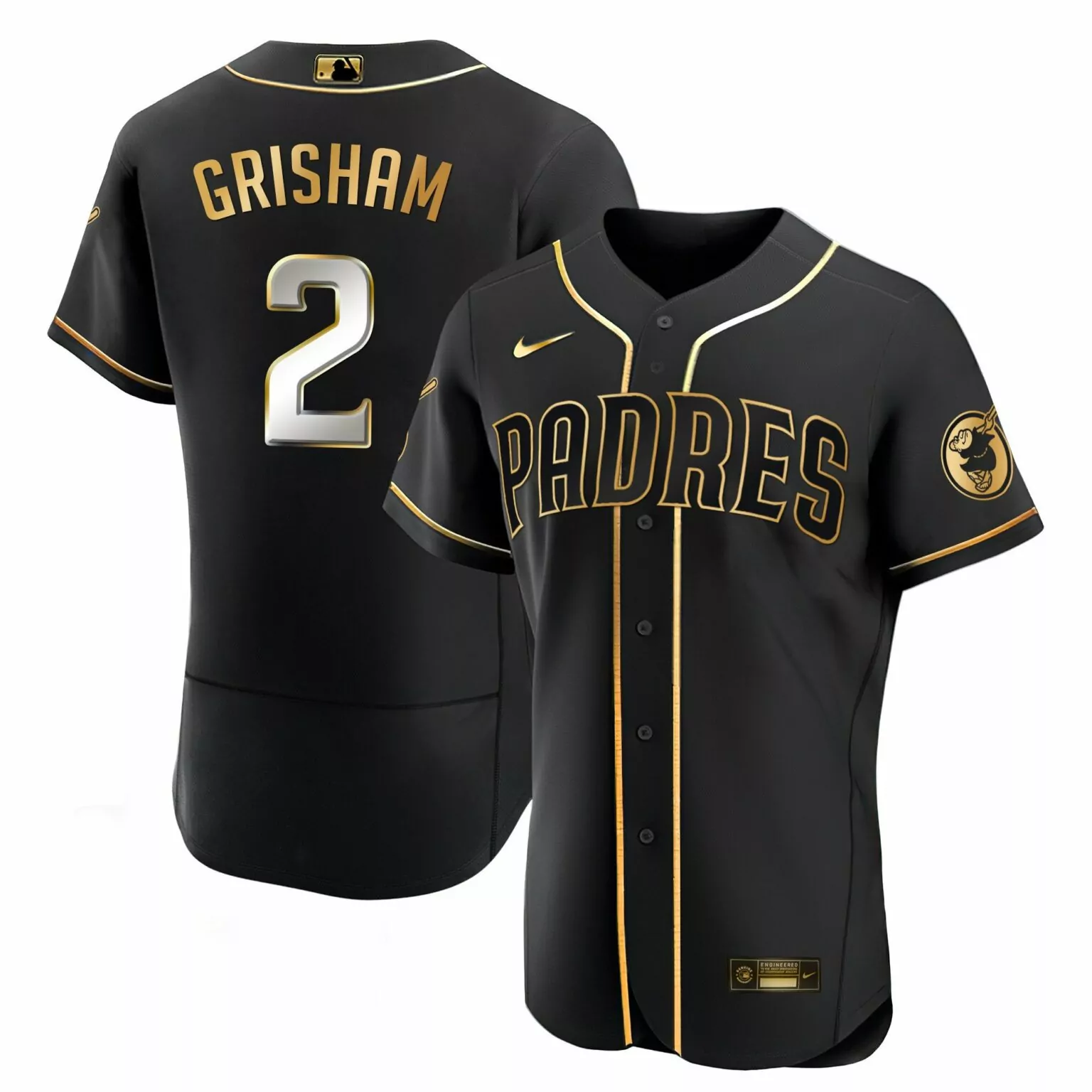 Personalized Cool black trent grisham san diego padres black jersey all stitched 6372