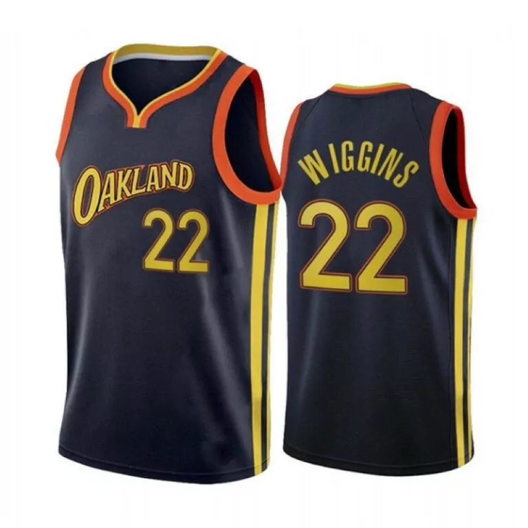 Custom Golden state warriors andrew wiggins 22 nba 2020 new arrival navy blue jersey 7509