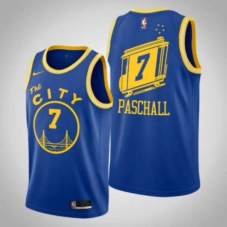 Customizable Golden state warriors eric paschall 7 2020 nba new arrival blue jersey 5786