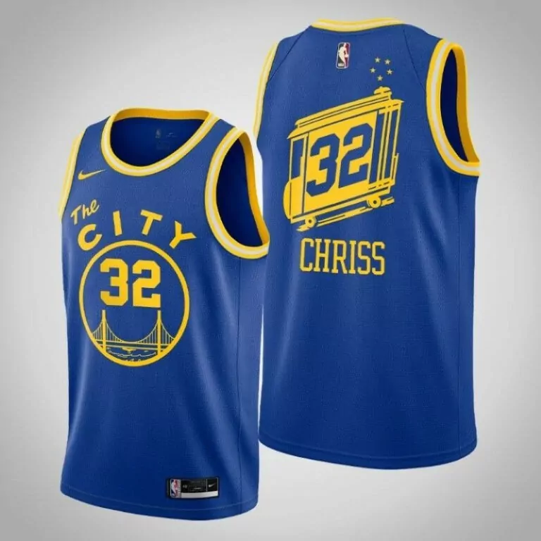 Customizable Golden state warriors marquese chriss 32 nba 2020 city blue jersey 3525